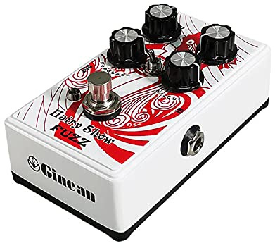 Jeffergarden Fuzz -Gitarren -Effekt -Pedal Klassiker Mini -Pedal -Weiß für E -Gitarren -Bass -String -Instrument