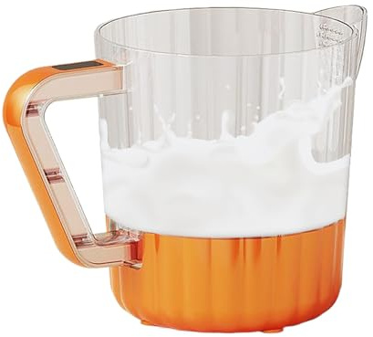 Derwrtup Vaso Batidor Eléctrico,Batidor Multifuncional Para Huevos | Herramienta de Cocina para Batir y Lavar Arroz para Apartamento Casa de Campo Restaurante Encimera