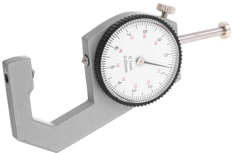 Kisangel Micrometro Esterno in Inossidabile Utensili per Liuteria Micrometro Spessimetro Spessimetro per Produzione Strumenti di Misura per Meccanici Induttanza