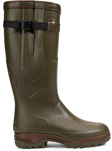 Aigle Parcours 2 Iso gummistövlar för män, kaki, 45 EU