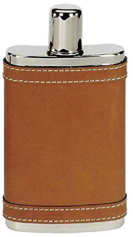 Haller Unisex – Erwachsene Flachmann br.Leder 250 CCM, Braun