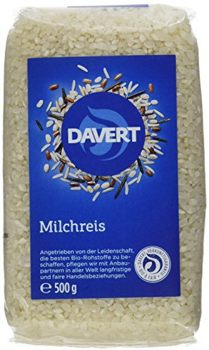 Davert Milchreis, 4er Pack (4 x 500 g) - Bio