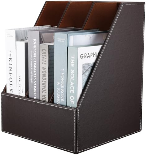 KINGFOM™ Leder Stehsammler A4