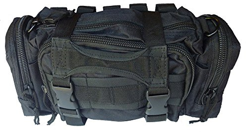 First Aid Kit by Renegade Survival for Camping and Hiking or Home and Workplace. It is a Complete Kit for The Prepper Who Wants The Best Tactical Gear (Black)