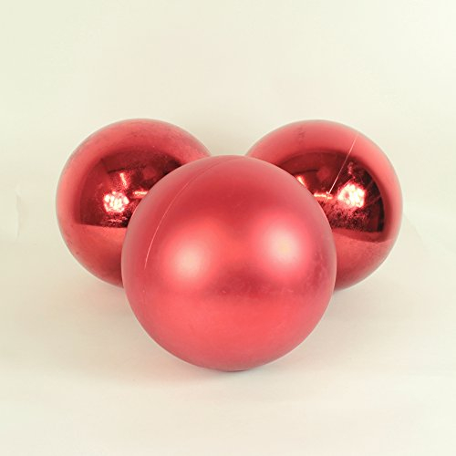 Weihnachtskugeln 20 cm rot 3 Stück in der Box