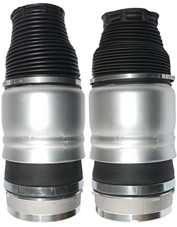 NSGMXT Par de ballestas de suspensión neumática delantera izquierda + derecha compatible con Q7 3.0 TDI 4.2 TDI 7L6616403B 7L8616404B 95535840320