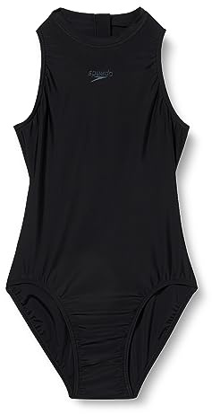Speedo Damen Essential Hydrasuit Flex Badeanzug, Schwarz, 28