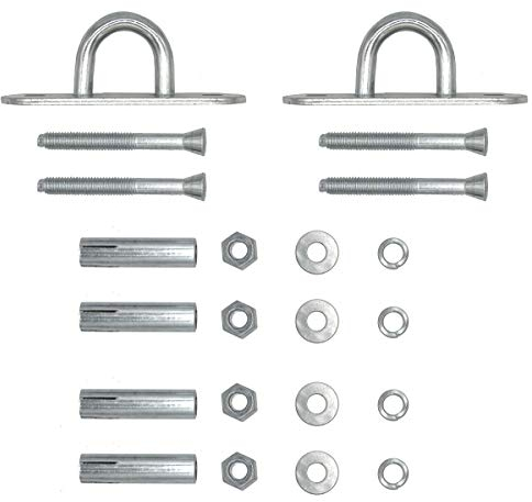 AMANKA 2er Set 250kg Hängesessel Befestigung - Aufhängung für Schaukel Hängematte Boxsack - Beton Decke