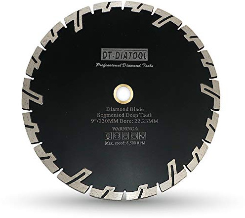 DT-DIATOOL 230 x 22,23mm Diamantscheibe zum Schneiden von Granit Marmor, Beton und künstlichem Stein