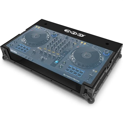 Zomo Flightcase P-DDJ-FLX6 NSE – kompatibel mit Pioneer DDJ-FLX6 / DDJ-FLX6GT – DJ Equipment Case 729 × 474 × 204 mm – Schwarz – Robustes Sperrholz