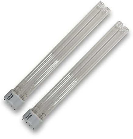 Finest-Filters Twin Pack 24w PLL Replacement UV Bulb Lamp For Pond UV Sterilisers & Clarifiers Filters UVC