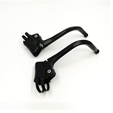 Fahrradbremshebel Straßenlenker Bent Bar Bremshebel Schwarz/Silber City Retro Fahrrad Bremsgriff Teil (Farbe: Schwarz)