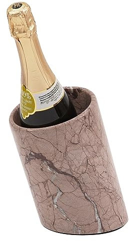 Radicaln Marble Wine Cooler Marinara 5x8.5 Inch Handmade Champagne Chiller - Keep Beverage Cooler - Portable Bar Wine Holder Best Utensil Holder & Vase for Kitchen Table - Ideal Gift for Wine Lover