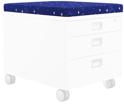 Moll Pad Sitzkissen für Rollcontainer | Bequeme Sitzauflage für Pro & Cubic | abnehmbar & pflegeleicht | ideale Ergänzung Kinderschreibtische | Made in Germany