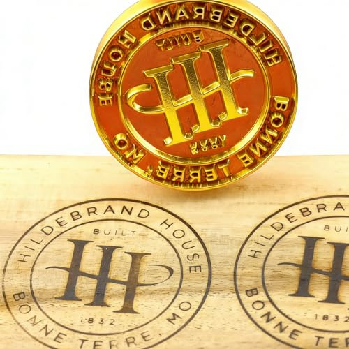 Branding Eisen für Holz, Custom Branding Eisen Holz Leder Heat Stamp für Geldbörse, Leder, Holz für Geburtstagsgeschenk für Handwerker (2,5 x 2,5 cm)
