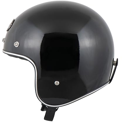 Nishua Jet 2 Evo Jethelm, ECE Zertifiziert - Maximale Verkehrssicherheit, Robuster & Komfortabler Motorradhelm, Ideal als Roller Helm & Vespa Helm, Doppel-D Verschluss, Klares Visier, S-XXL