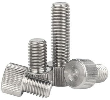 ORANXIN M8 x 10mm 5 pcs Runder Kopf Rändelschrauben 304 Rostfreier Stahl Einstellbar Rändel Knopf Handgriff Klemmung Schrauben Maschine Bolzen