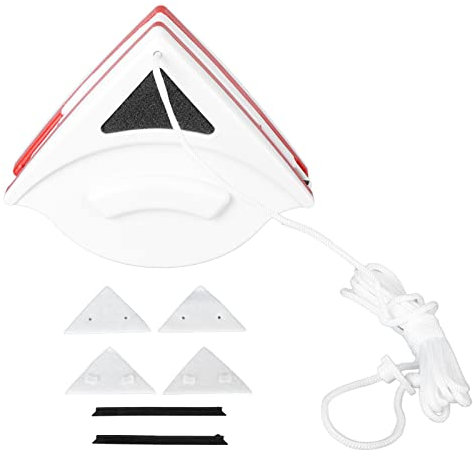 Grcfumo Essuie-vitres Double Face, Nettoyeur de vitres magn¨¦Tique Double Face, Outil de Nettoyage magn¨¦Tique, Brosse de Nettoyage de vitres pour immeubles de Grande Hauteur (3-8 mm)