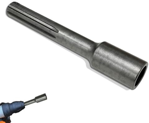 SDS-MAX Professional Erdnageleintreiber zum Einstecken von Tiefenerder Erder Erdung Staberder,SDS Plus Bohrer Set,162 x 28 mm, Innen Ø 20.5mm (SDS MAX Ø20.5mm)