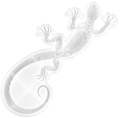 LALAFINA Moule Silicone Gecko DIY pour Décoration Murale Moules Résine De Silicone Fait Main