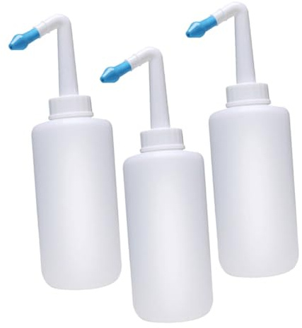 BESTYASH 3pièces Irrigation Nasale Lot De Flacons Outil De Nettoyage Nasal Lavage Nasal Produit De Nettoyage Pour Nez Flacon Lave-nez Compact