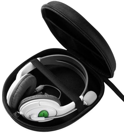 Hörlursväska över örat, universellt headset hårt skal förvaring skal