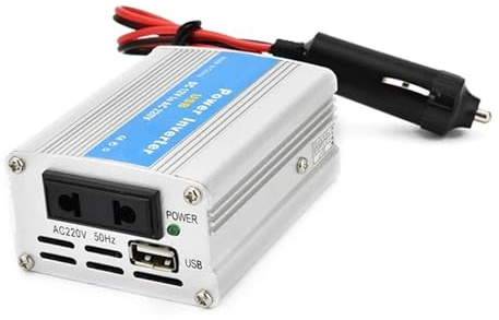 Inversor De Corriente Portátil For Coche, 100 W, CC 12 V A CA 220, Cargador, Transformador con Puertos USB Y Tomas Amplia Gama de Aplicaciones