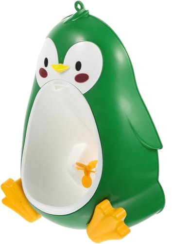 CORHAD Orinal Infantil Verde para Entrenamiento para Orinar de Capacidad Grande y Fácil Limpieza Urinario Montado Pared para Años