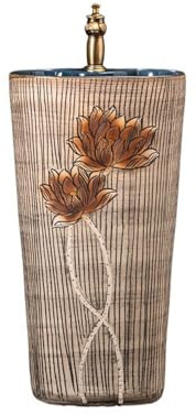 Freistehend Standwaschbecken for Badezimmer im Freien mit Wasserhahn und Abfluss, bodenstehendes Waschbecken aus Keramik modern