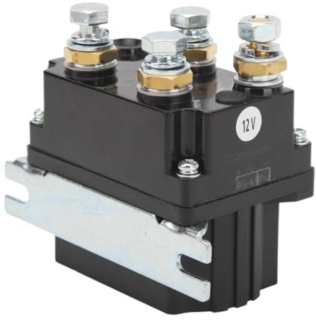 Controlador de relé de Contactor de solenoide de cabrestante, 12V, 500A, Compatible con ATV, UTV, remolque, bomba hidráulica, gato de elevación de 8000 a 15000lb