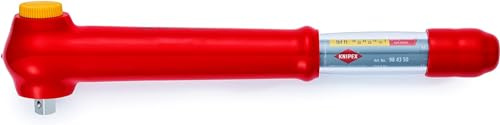 KNIPEX Clé dynamométrique avec carré mâle, réversible 385 mm, 98 43 50