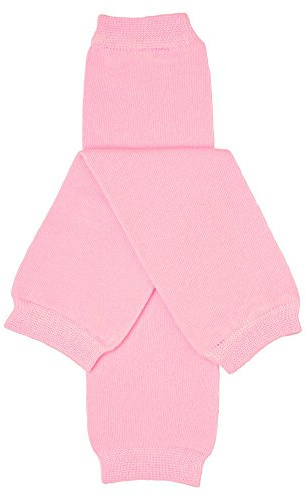 juDanzy Solid Light Pink Baby and Toddler Girl Leg Warmers