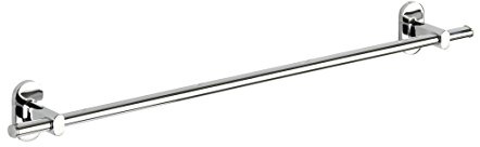 WENKO Power-Loc® Badetuchstange Uno Puerto Rico - Handtuchstange, Befestigen ohne bohren, Zinkdruckguss, 58.5 x 7 x 6.5 cm, Chrom