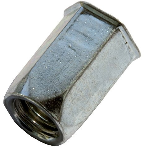 M8 0.5 – 3.0 mm 1500 pezzi vollse a testa esagonale Dadi per rivetti ciechi piccolo mini testa svasata aperto acciaio