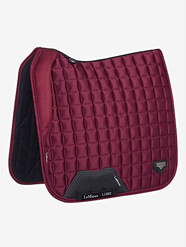 LeMieux Satin Dressur Schabracke, Mulberry Loire Memory Square, L