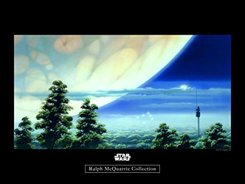 Komar Wandbild | Star Wars Classic RMQ Yavin Lookout | Kinderzimmer, Jugendzimmer, Dekoration, Kunstdruck | ohne Rahmen | WB168-40x30 | Größe: 40 x 30 cm (Breite x Höhe)