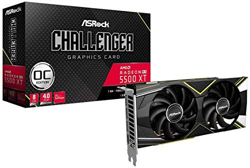 Asrock A0029391 Challenger D RX 5500 XT 8 GB OC grafikkort