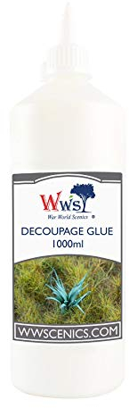 War World Scenics Decoupage Kleber 1000ml Dekorativ Kunstgewerbe Modellbau Scrapbooking Kartenbasteln