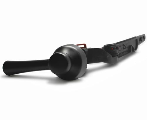 Korky Strongarm Metal Toilet Handle and Lever - Universal to Fit Front, Angled, Side, Left, and Right Mount Toilets - Matte Black, Simple Style, 6034BP