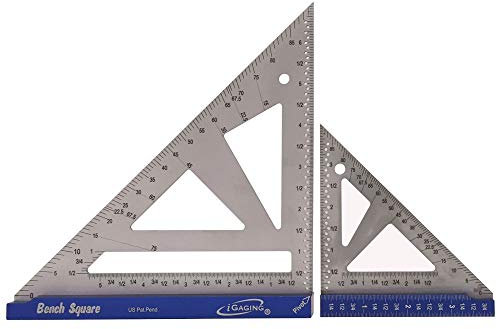 iGaging Eckwinkel (Edelstahl, Set), Tri Square Set, #36-BS-47