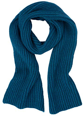 FosterNatur, Damen/Herren Merino Schal dickripp, 100% Wolle Merino extrafein