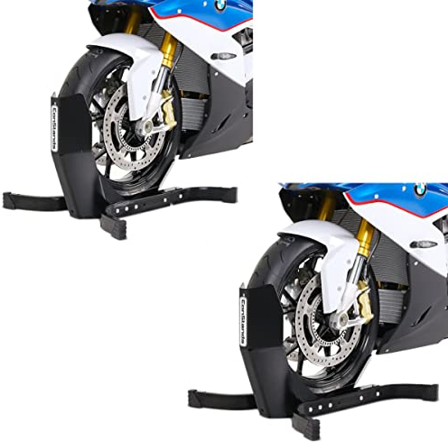 2X Motorradwippe schwarz-schwarz matt kompatibel mit Chopper/Custombike CB38495