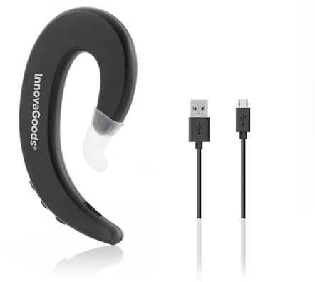 InnovaGoods® Auricolare Cearser, permette di ascoltare musica senza isolarsi dall'ambiente circostante, Auricolare ad orecchio aperto, design compatto e leggero, ideale per il quotidiano.