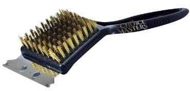 BBQ BRUSH - Barbecue Oven Grill Kitchen Metal Wire Cleaning Brush Scraper Remover Cleaner With Thermal Insulation Handle by Sync'T