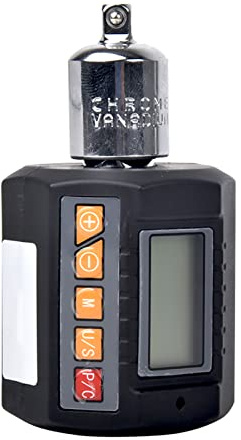 HUIOP Adaptateur de Couple numérique Compteur de Couple électronique avec écran LCD Mesurer Le Couple en Nm, Kg-Cm, Ft-LB, in-LB Clé dynamométrique Plage 13,5-135 Nm