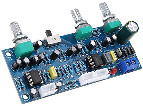 Vomeko Preamp Board 2.1 Channel Low Pass Filter Subwoofer Tone Board HiFi Circuit Board with Precise Sound Control for Enhanced Audio Experience.