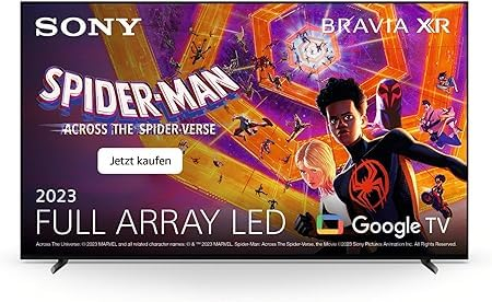 Sony BRAVIA XR, XR-55X90L, Full Array LED, 4K HDR, Google TV, ECO PACK, BRAVIA CORE, Ottimo per PlayStation 5, Aluminium Seamless Edge Design, Modello 2023