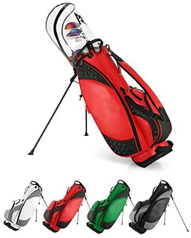 RIFWOVE Golfschläger, GolfschläGer Tasche, Es Sieht Nicht Nur Toll Aus, Sondern Verfügt Auch Über Einen Tragegriff for Eine Einfache Bewegung Auf Dem Platz, Golf-Standtasche