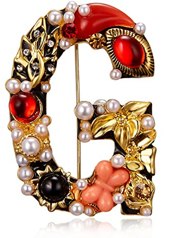 ANTM Broche pour Femmes, Broche de Mode pour Filles, Accessoires de fête féministe avec Strass en Cristal (A)