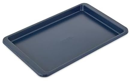 KitchenAid Backblech aus aluminisiertem Stahl, antihaftbeschichtet, 25,4 x 38,1 cm, Tintenblau